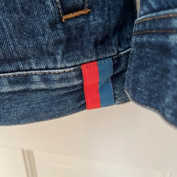 Madewell X Kule Denim Jacket with Removable Sherpa Vest - Picture 6 of 6